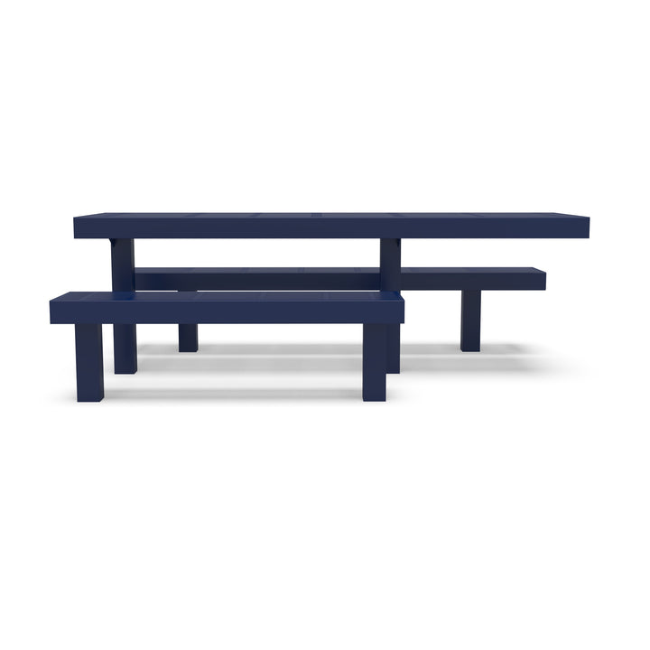 Inground Designer Side by Side Traditional Picnic Table
