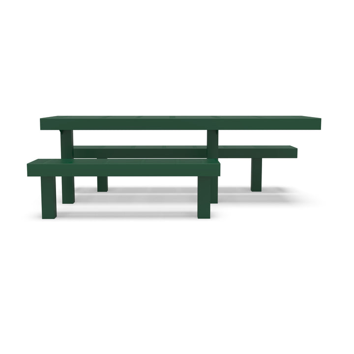 Inground Designer Side by Side Traditional Picnic Table