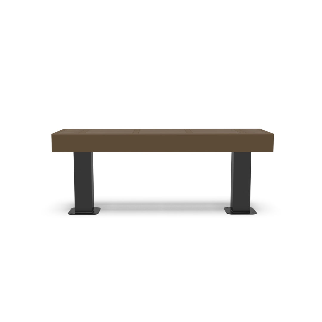 Mounted Designer Traditional Flat Bench