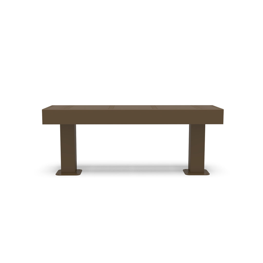 Mounted Designer Traditional Flat Bench