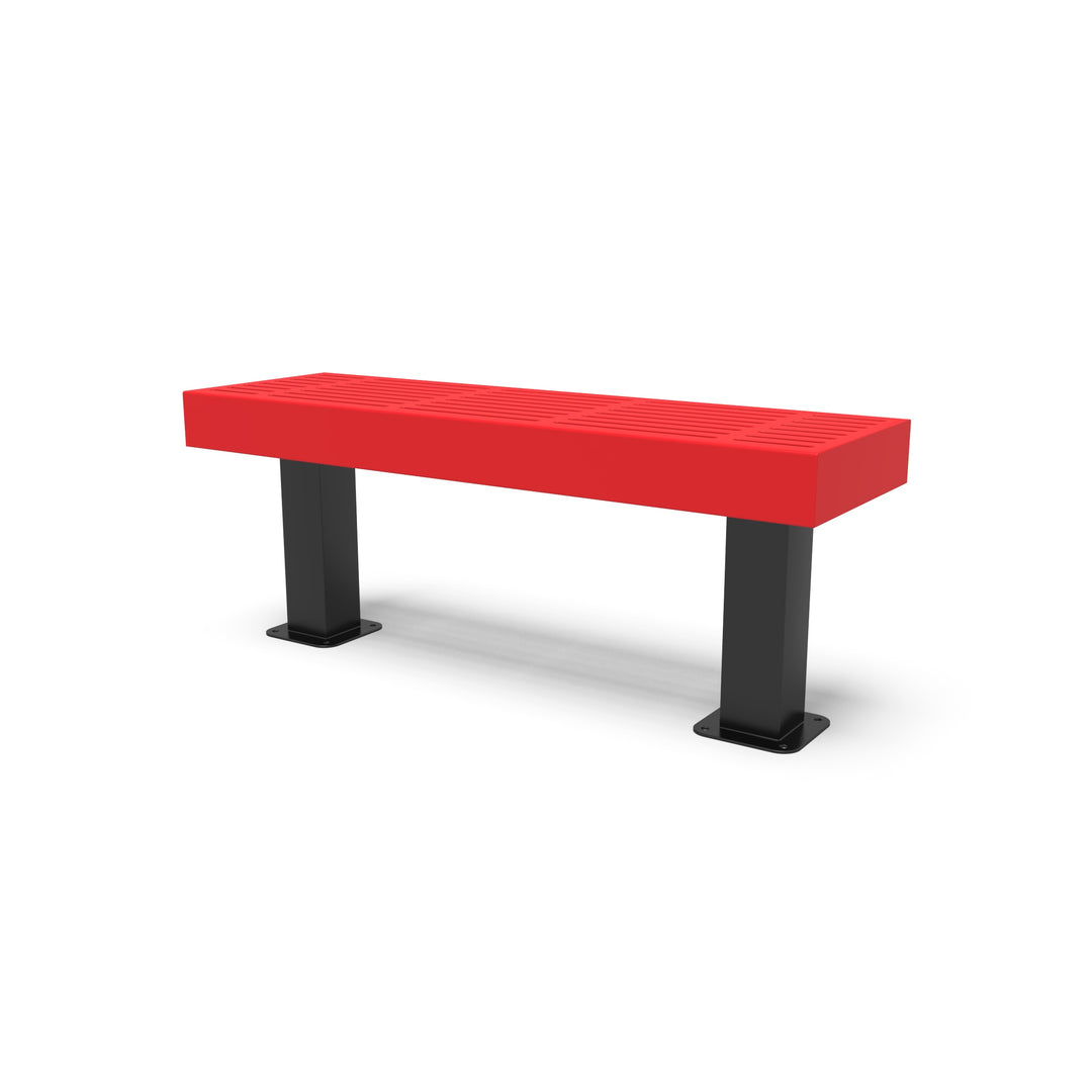 Mounted Designer Traditional Flat Bench