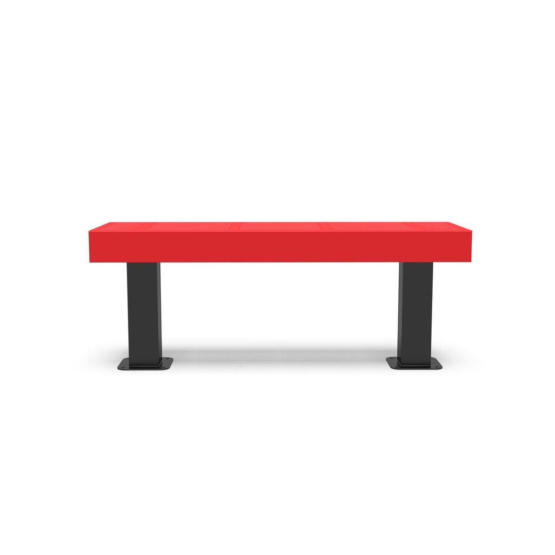 Mounted Designer Traditional Flat Bench