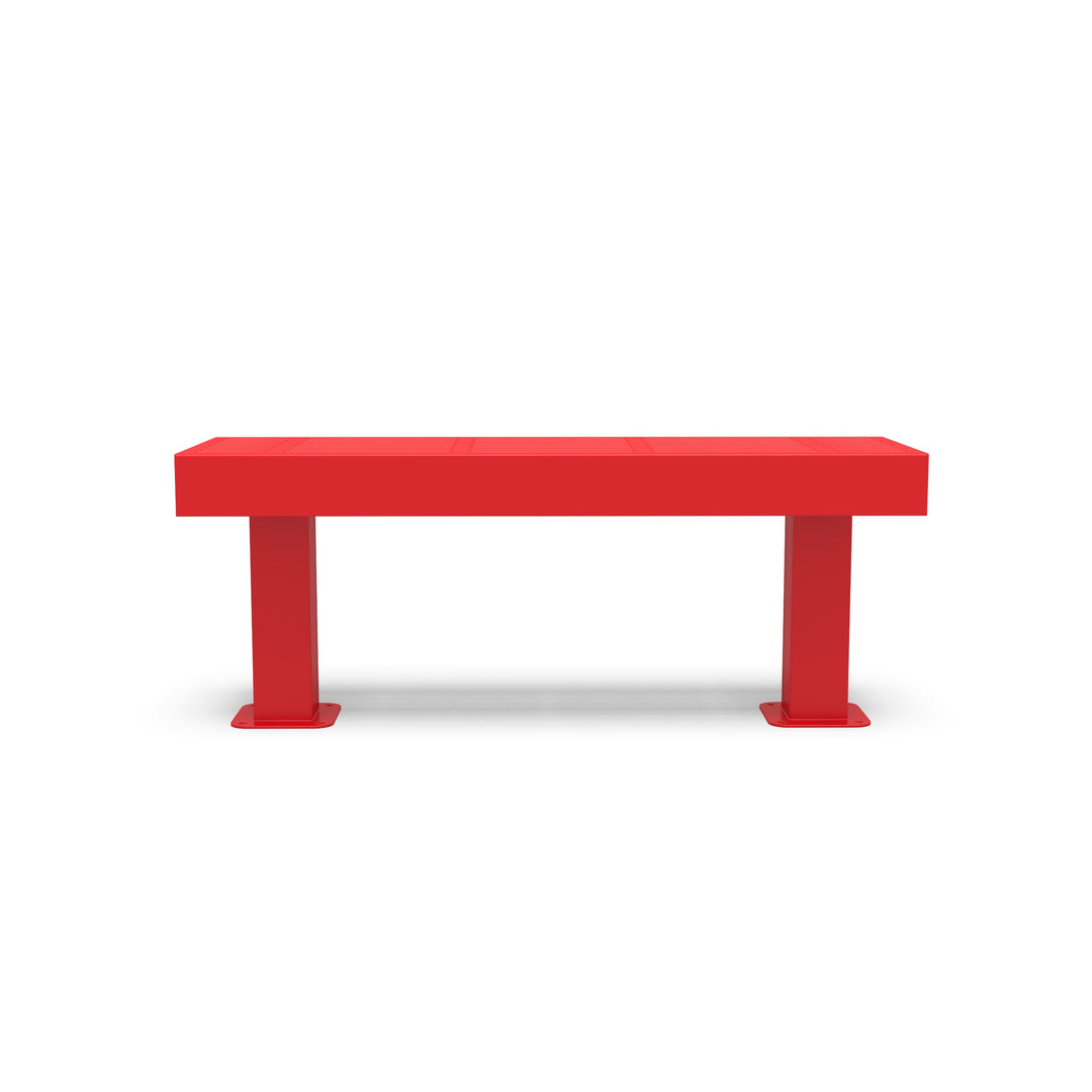 Mounted Designer Traditional Flat Bench