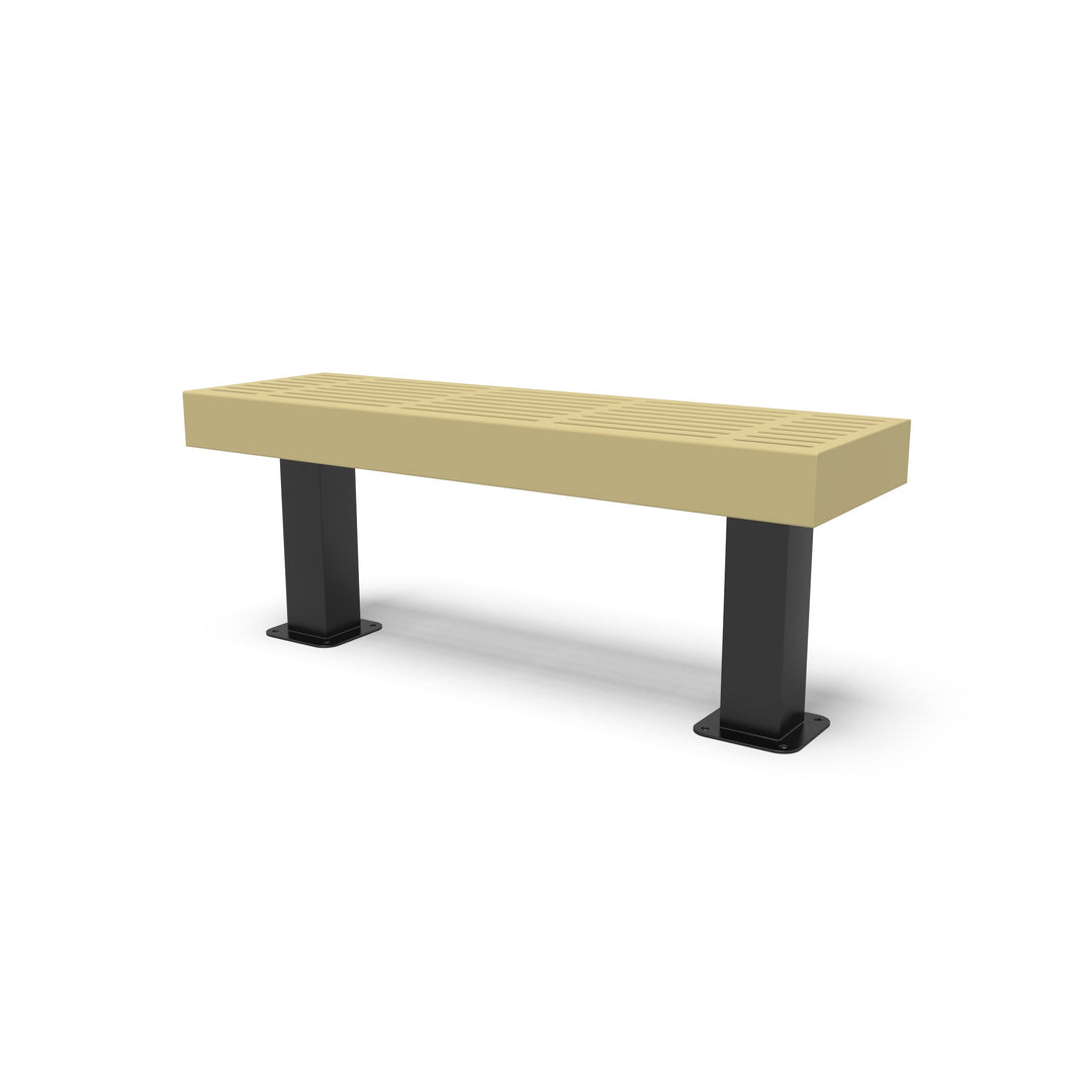 Mounted Designer Traditional Flat Bench
