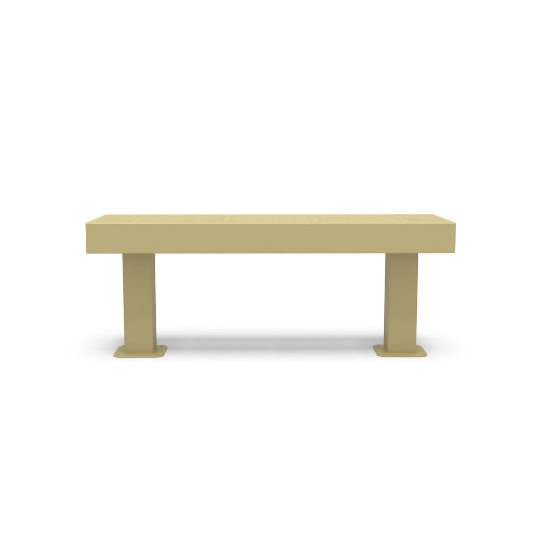 Mounted Designer Traditional Flat Bench