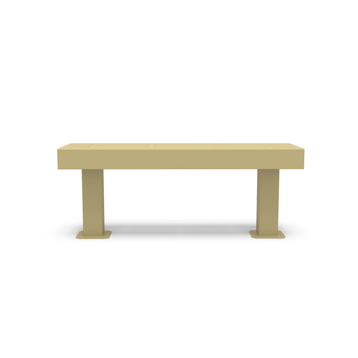 Mounted Designer Traditional Flat Bench