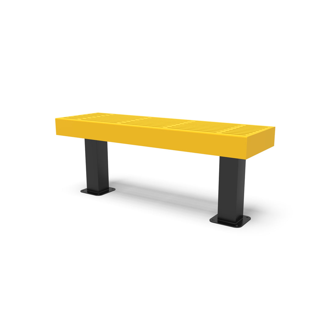 Mounted Designer Traditional Flat Bench