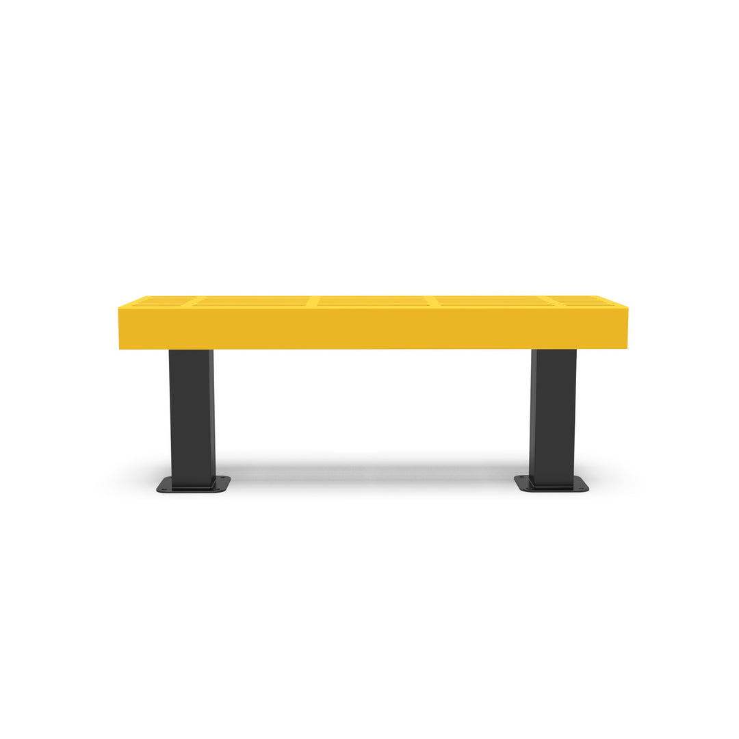 Mounted Designer Traditional Flat Bench