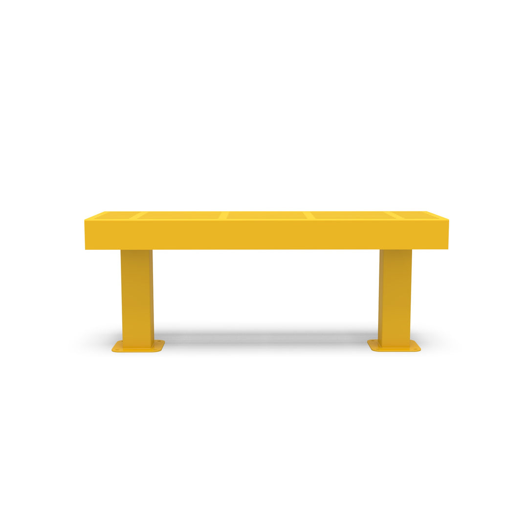Mounted Designer Traditional Flat Bench