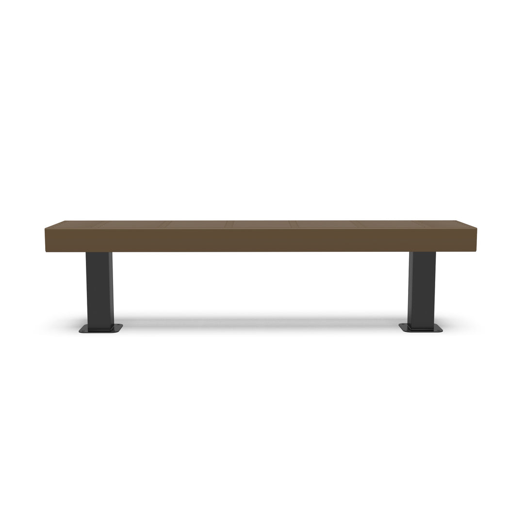 Mounted Designer Traditional Flat Bench