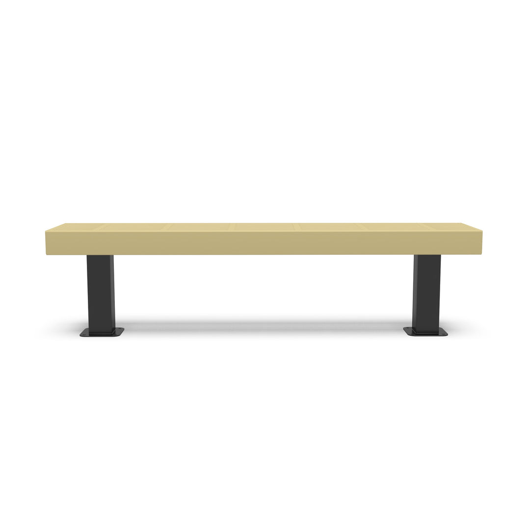 Mounted Designer Traditional Flat Bench