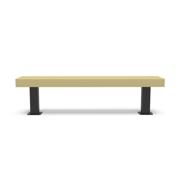 Mounted Designer Traditional Flat Bench