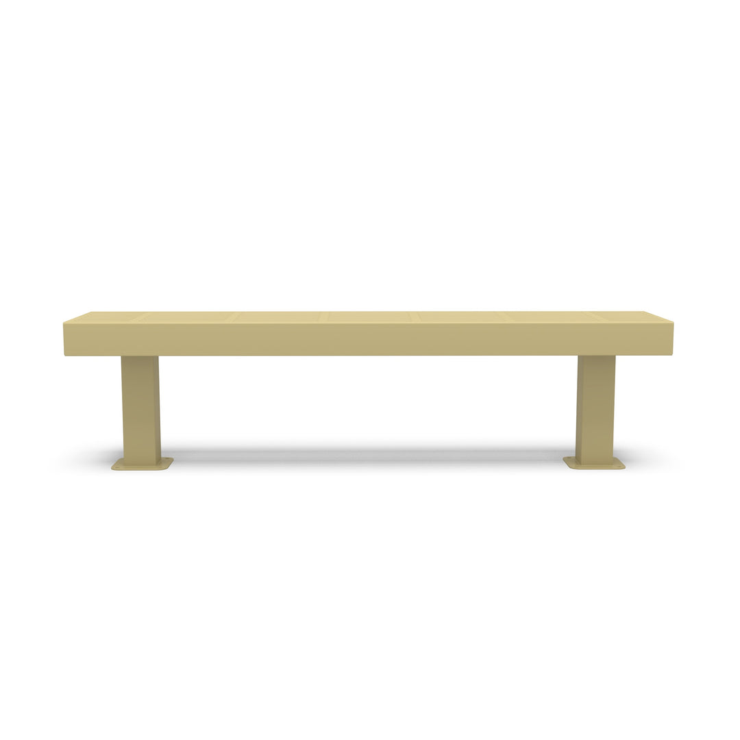 Mounted Designer Traditional Flat Bench