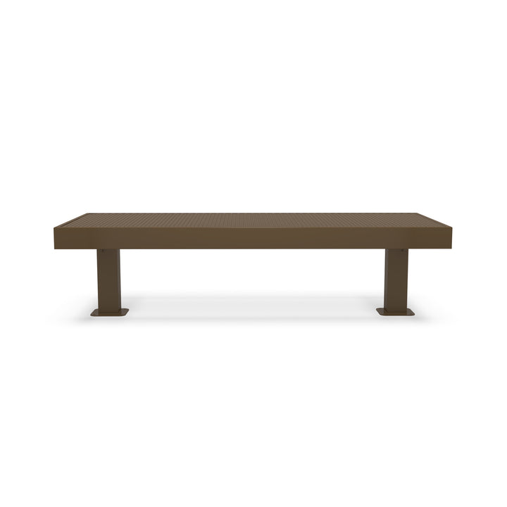Mounted Designer Diamond Double Width Bench