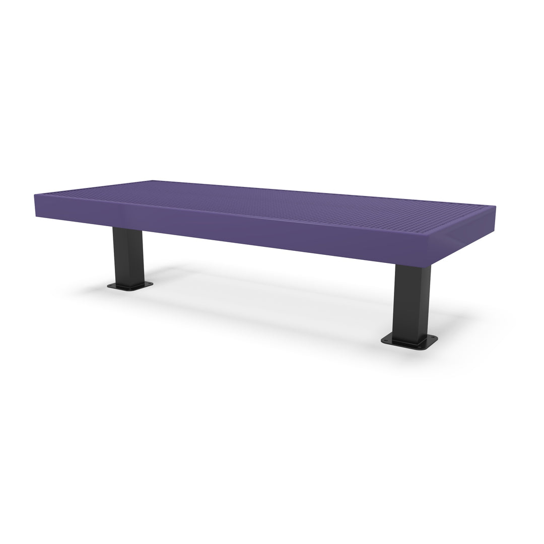 Mounted Designer Diamond Double Width Bench