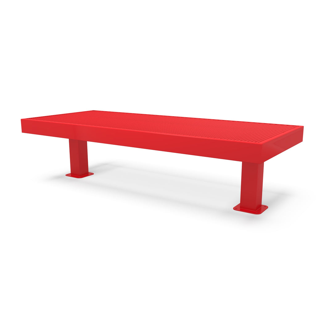 Mounted Designer Diamond Double Width Bench