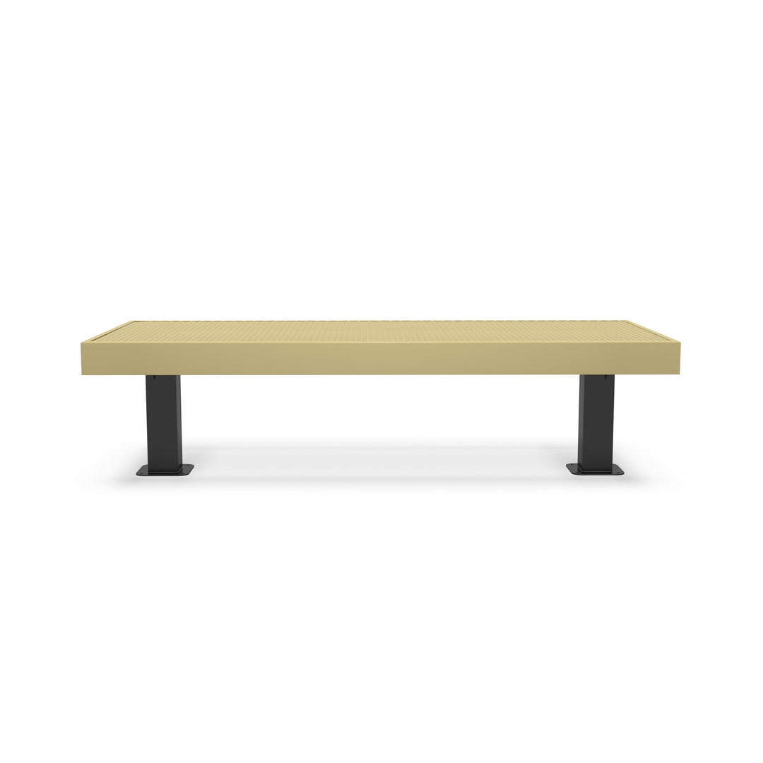 Mounted Designer Diamond Double Width Bench