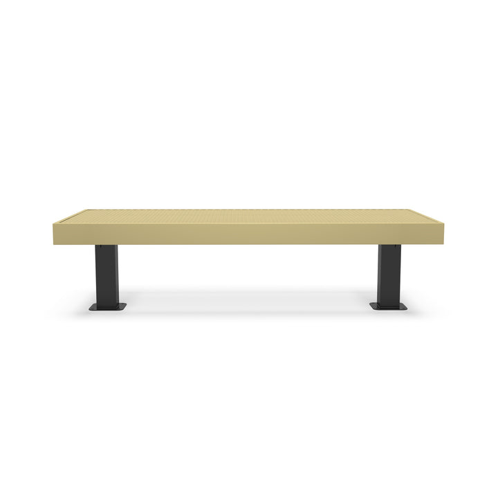 Mounted Designer Diamond Double Width Bench