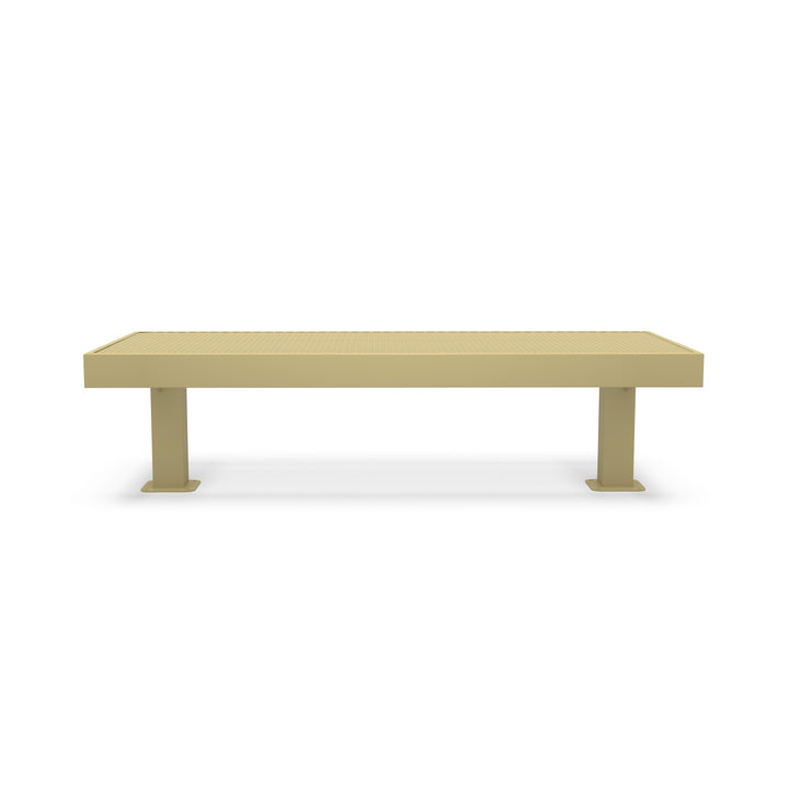 Mounted Designer Diamond Double Width Bench