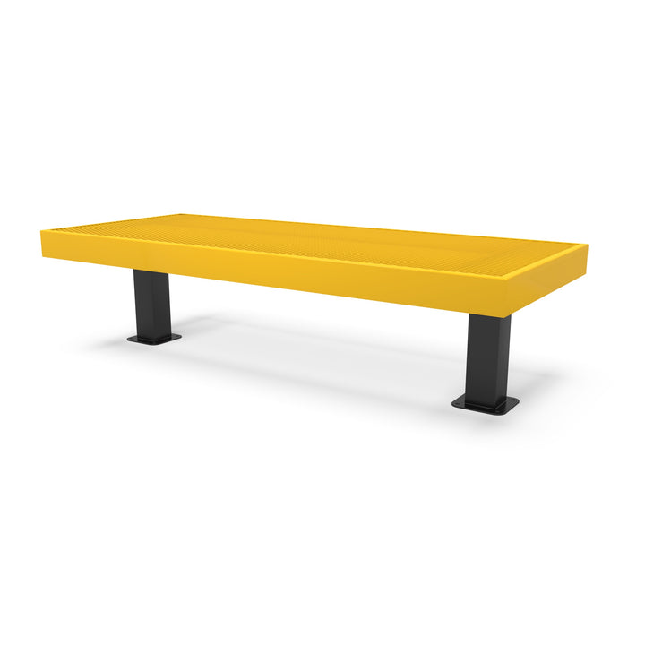 Mounted Designer Diamond Double Width Bench