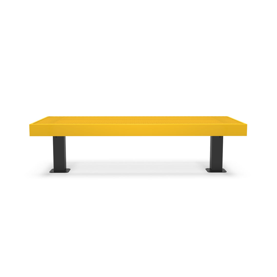 Mounted Designer Diamond Double Width Bench
