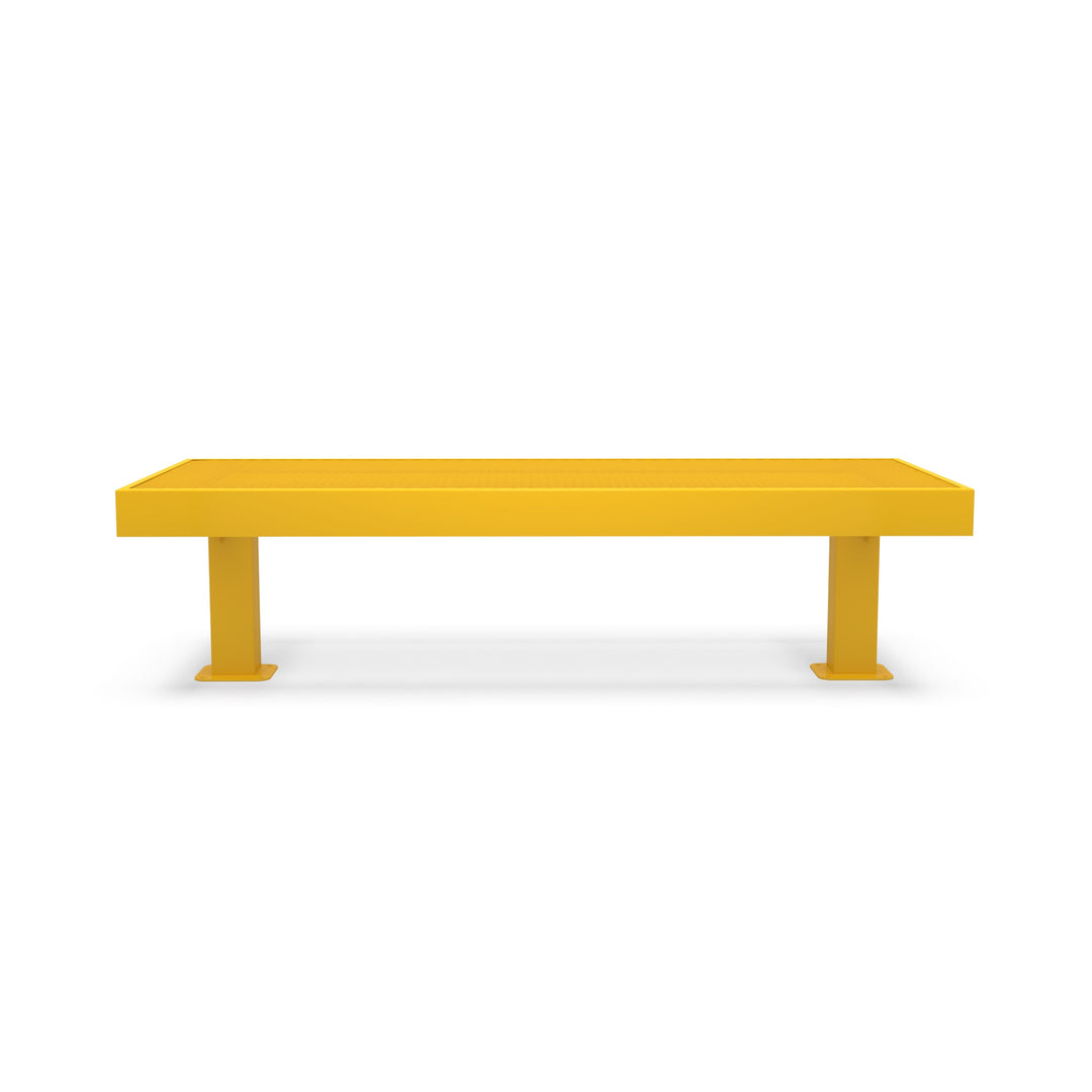 Mounted Designer Diamond Double Width Bench