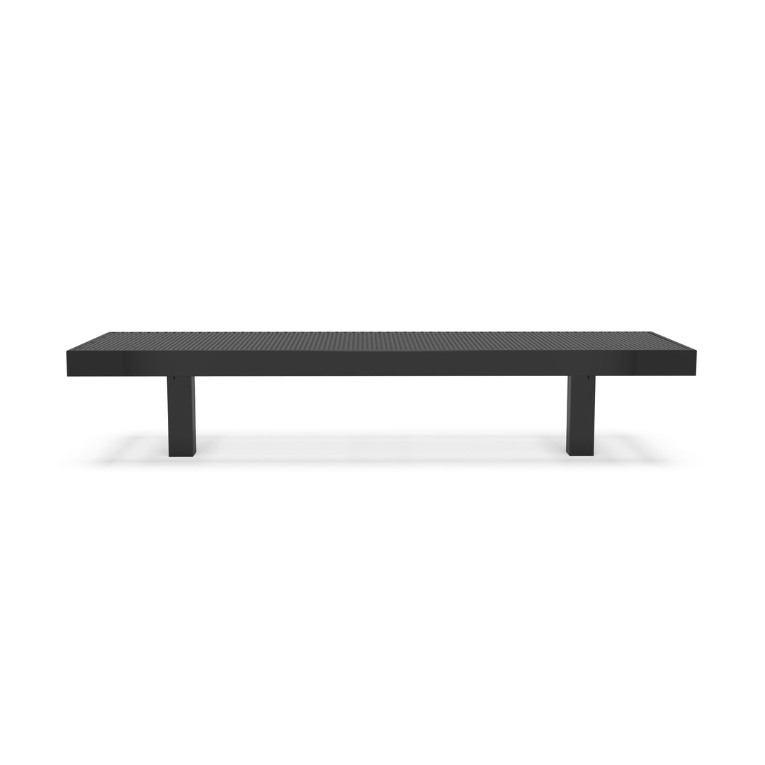 Inground Designer Diamond Double Width Bench