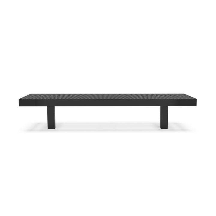 Inground Designer Diamond Double Width Bench
