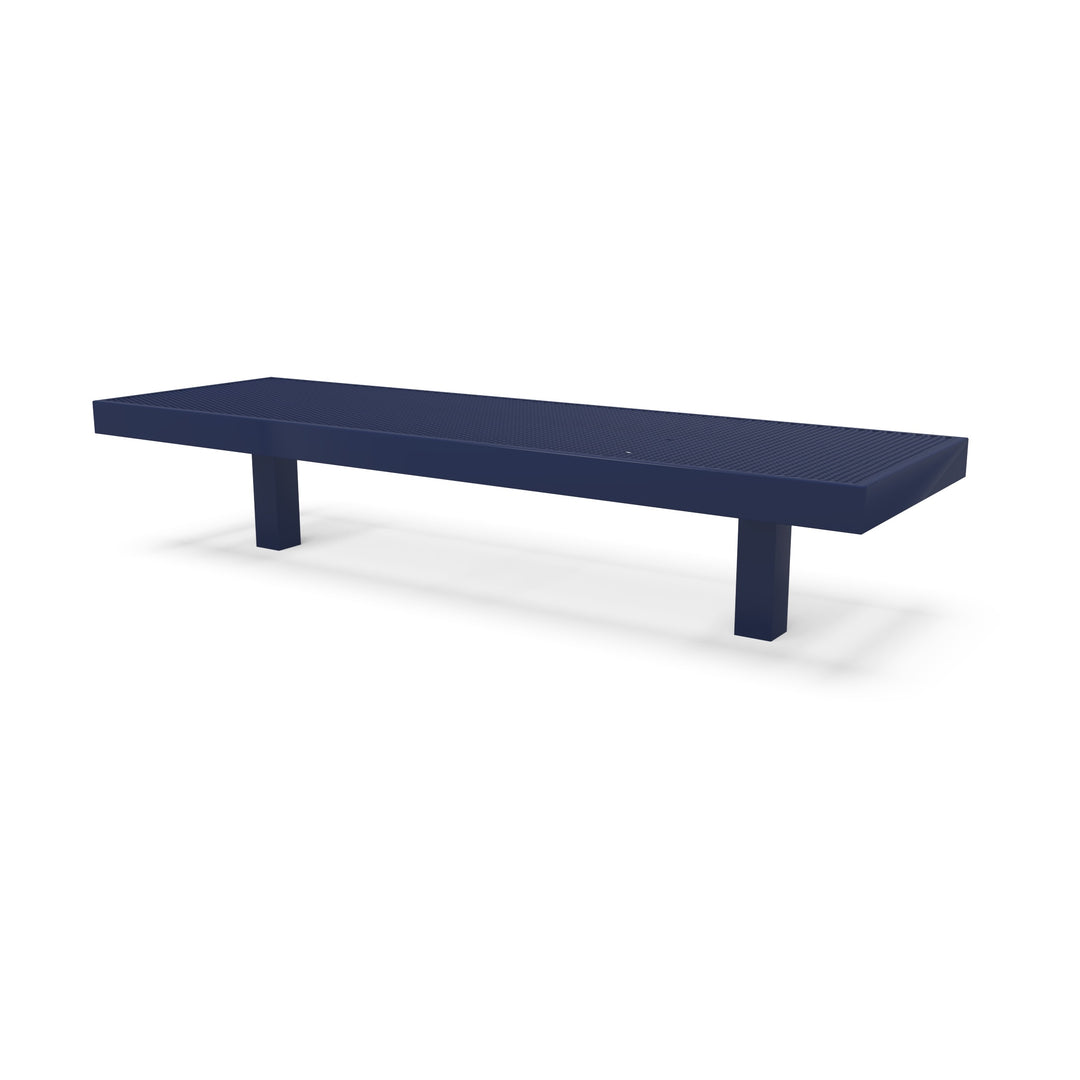 Inground Designer Diamond Double Width Bench