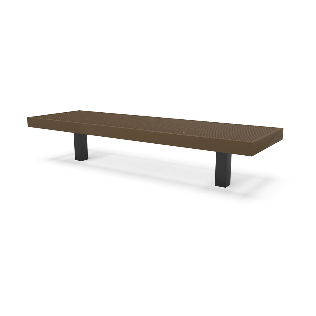 Inground Designer Diamond Double Width Bench