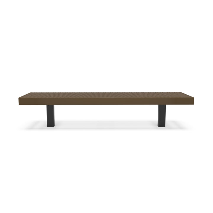 Inground Designer Diamond Double Width Bench