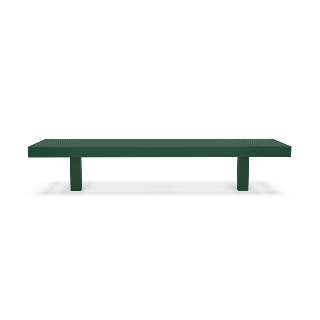 Inground Designer Diamond Double Width Bench