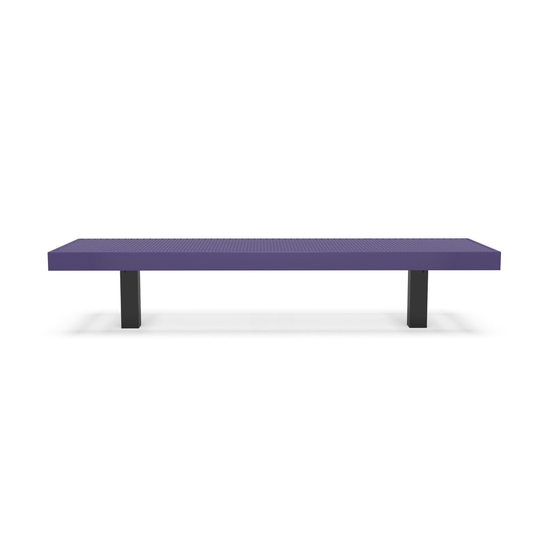 Inground Designer Diamond Double Width Bench