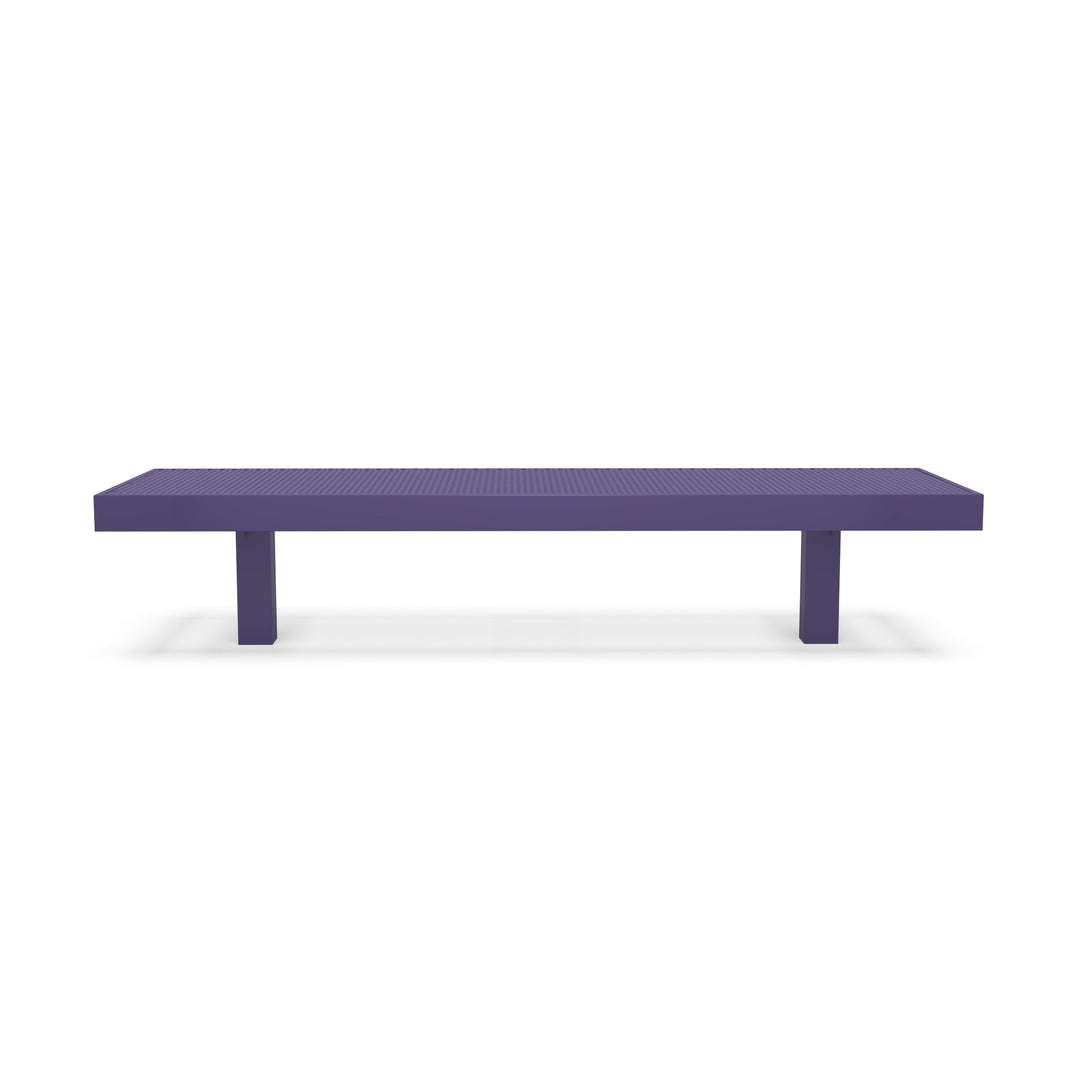 Inground Designer Diamond Double Width Bench