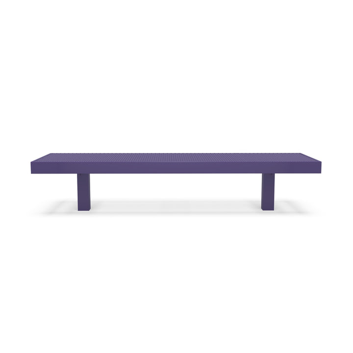 Inground Designer Diamond Double Width Bench