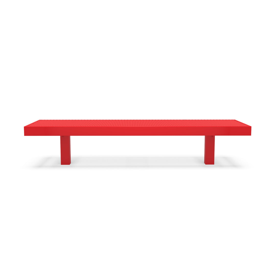 Inground Designer Diamond Double Width Bench