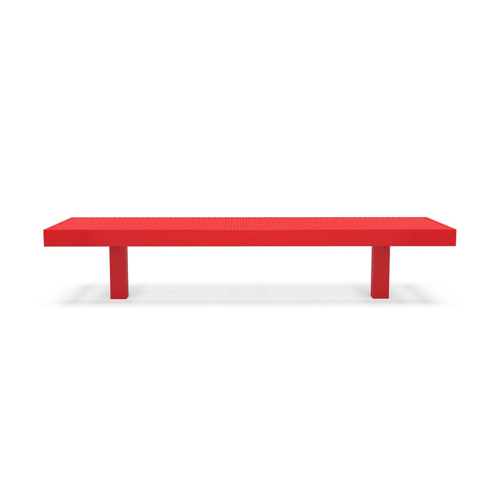 Inground Designer Diamond Double Width Bench