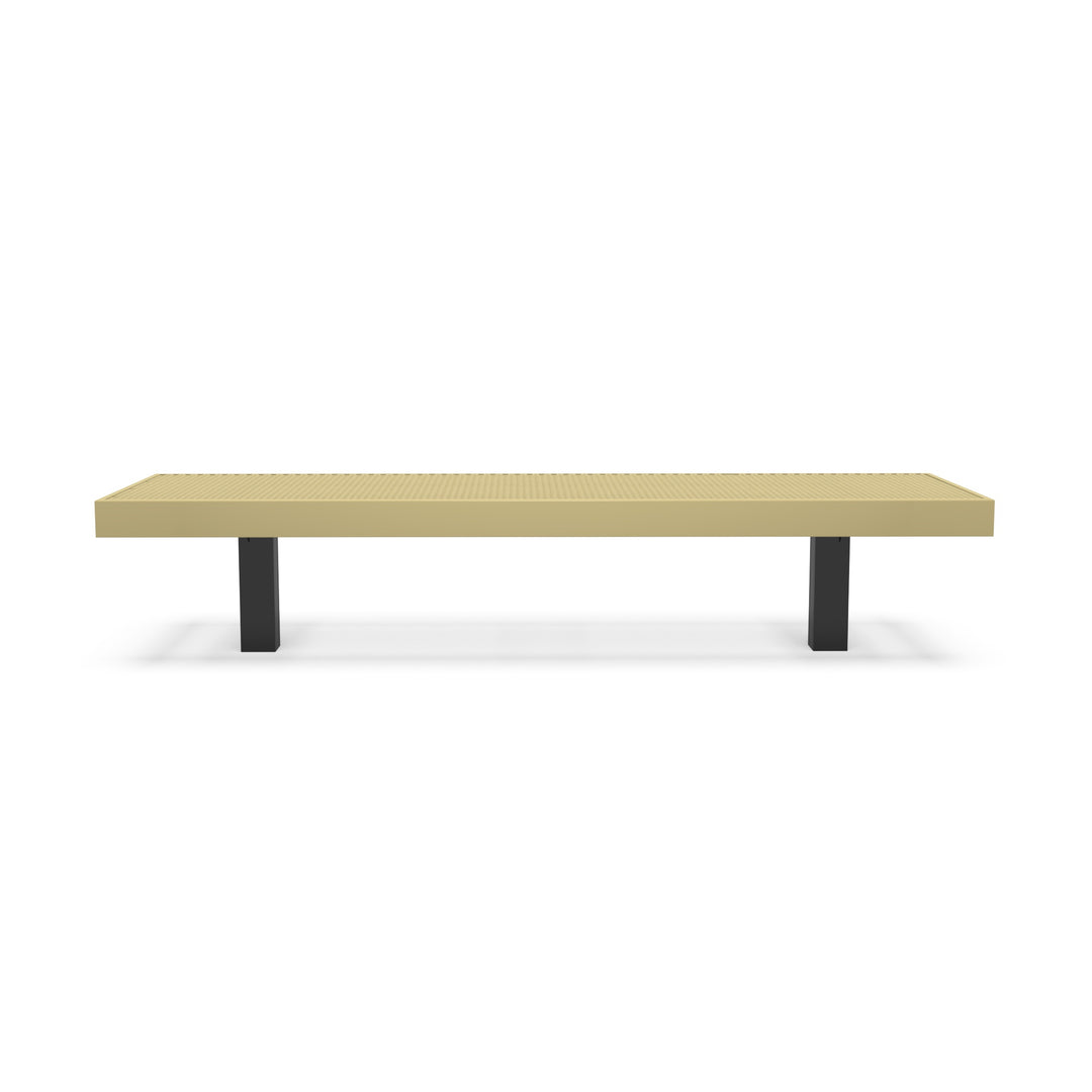 Inground Designer Diamond Double Width Bench