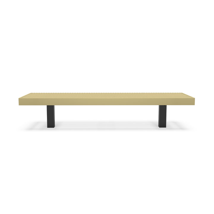 Inground Designer Diamond Double Width Bench