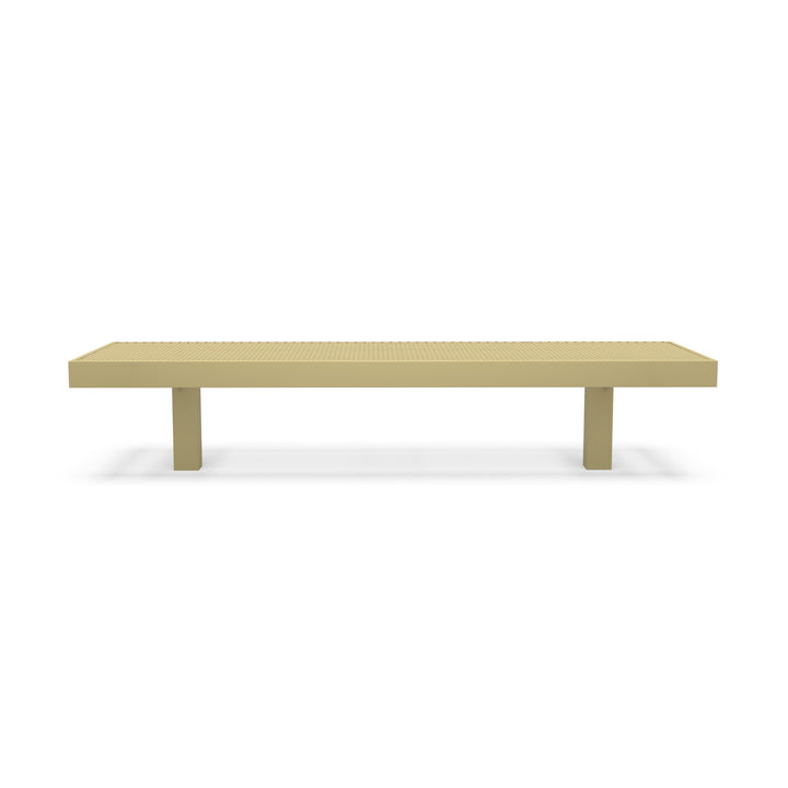 Inground Designer Diamond Double Width Bench