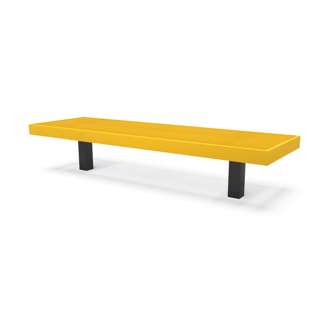 Inground Designer Diamond Double Width Bench