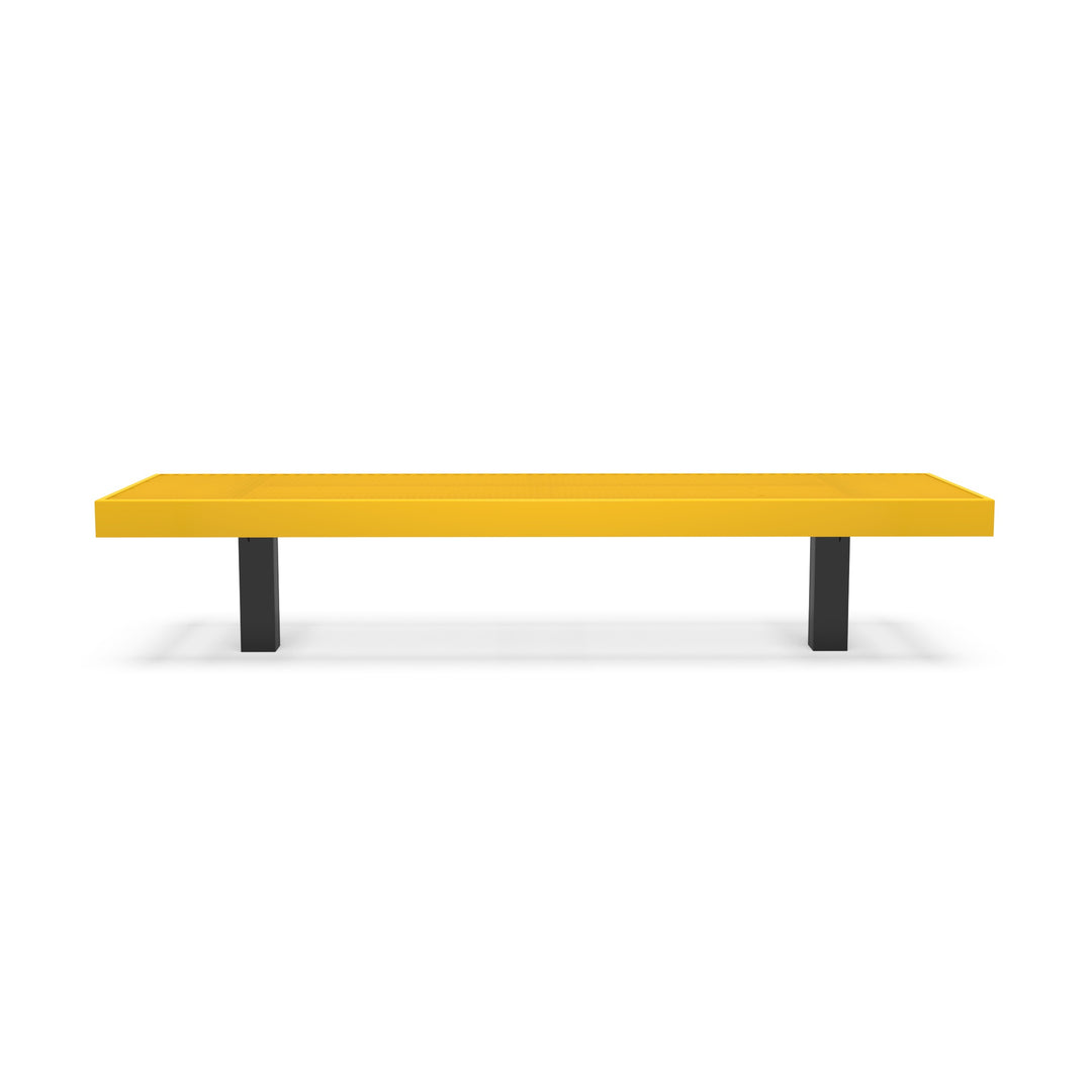 Inground Designer Diamond Double Width Bench