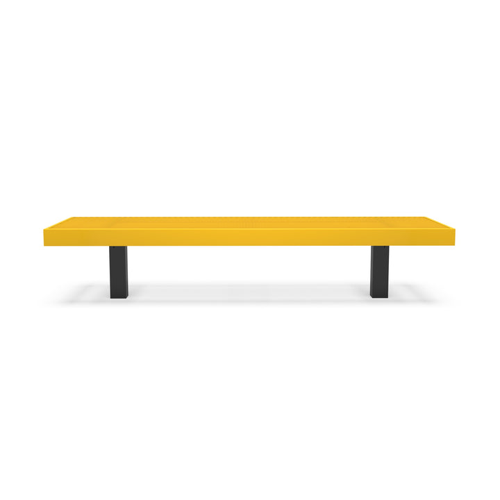 Inground Designer Diamond Double Width Bench