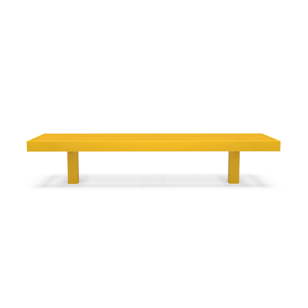 Inground Designer Diamond Double Width Bench