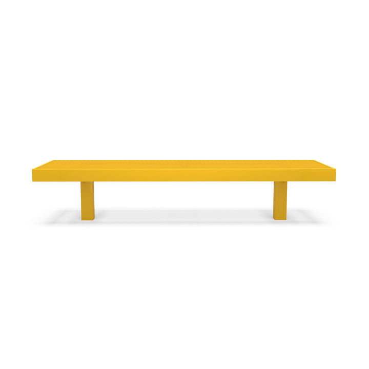Inground Designer Diamond Double Width Bench