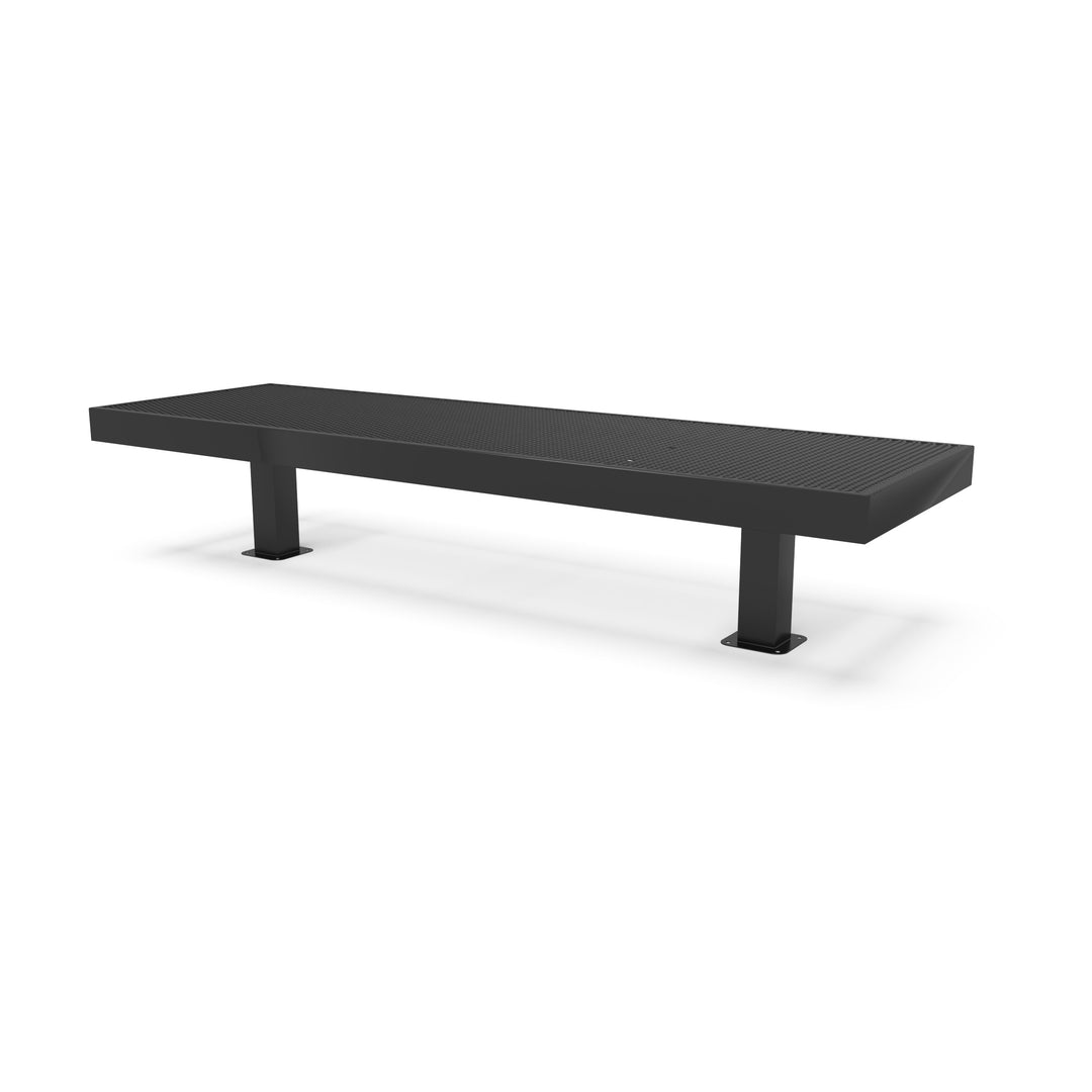 Mounted Designer Diamond Double Width Bench