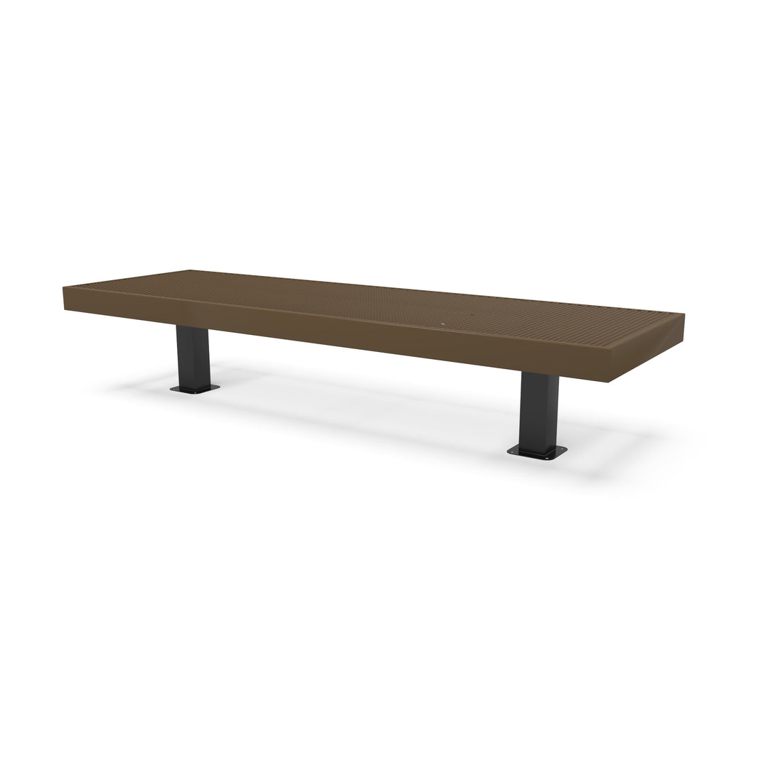 Mounted Designer Diamond Double Width Bench