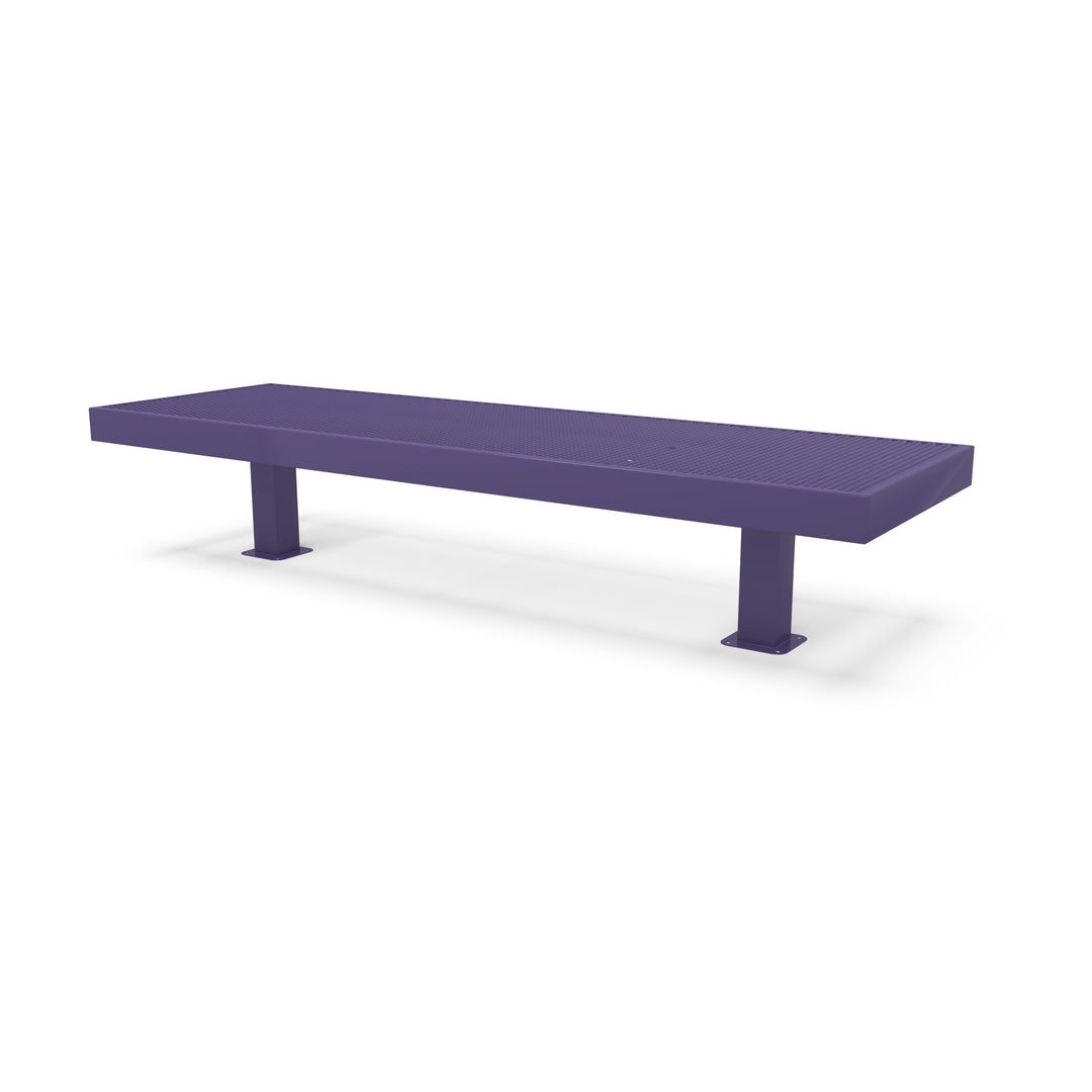 Mounted Designer Diamond Double Width Bench