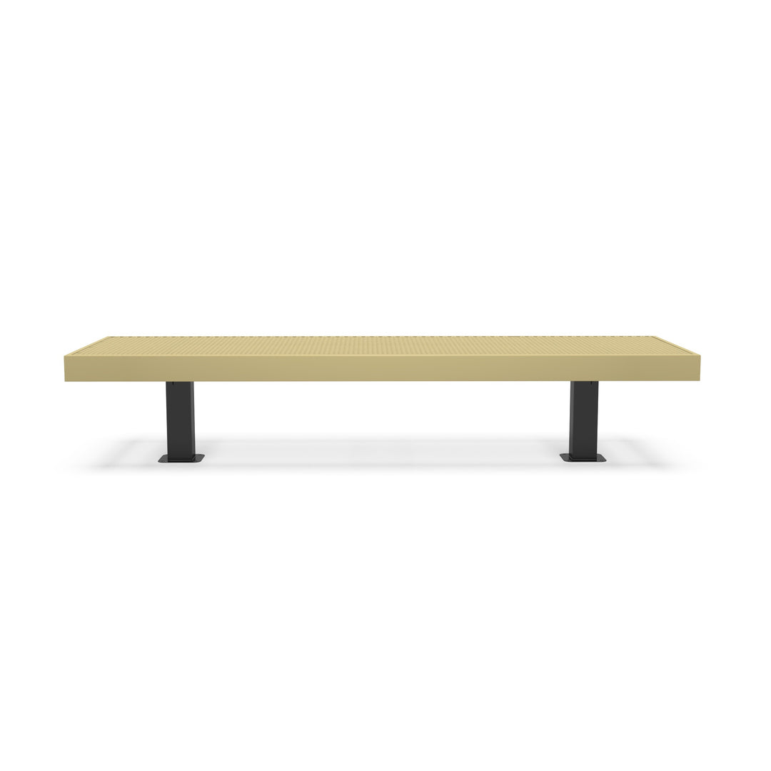 Mounted Designer Diamond Double Width Bench