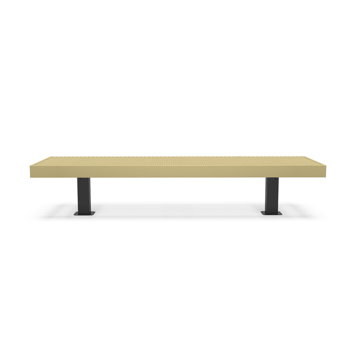 Mounted Designer Diamond Double Width Bench